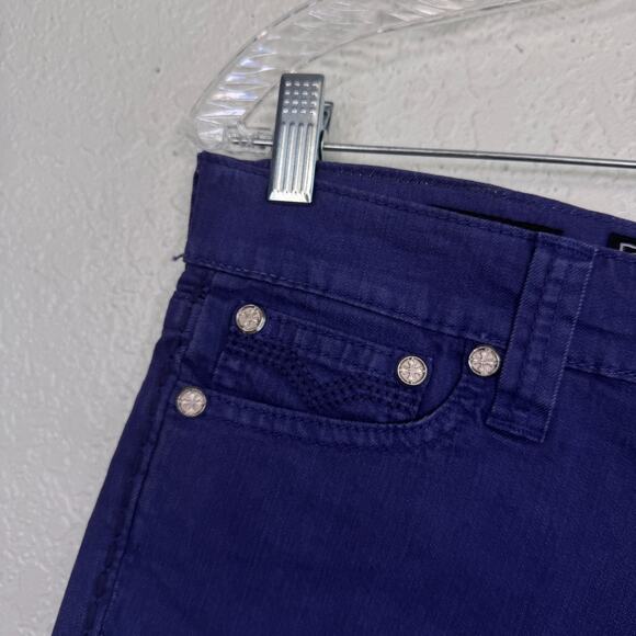 Affliction Shorts Womens size 30 Vikki Studded Cut Off Y2K Punk Grunge NEW - Picture 5 of 13